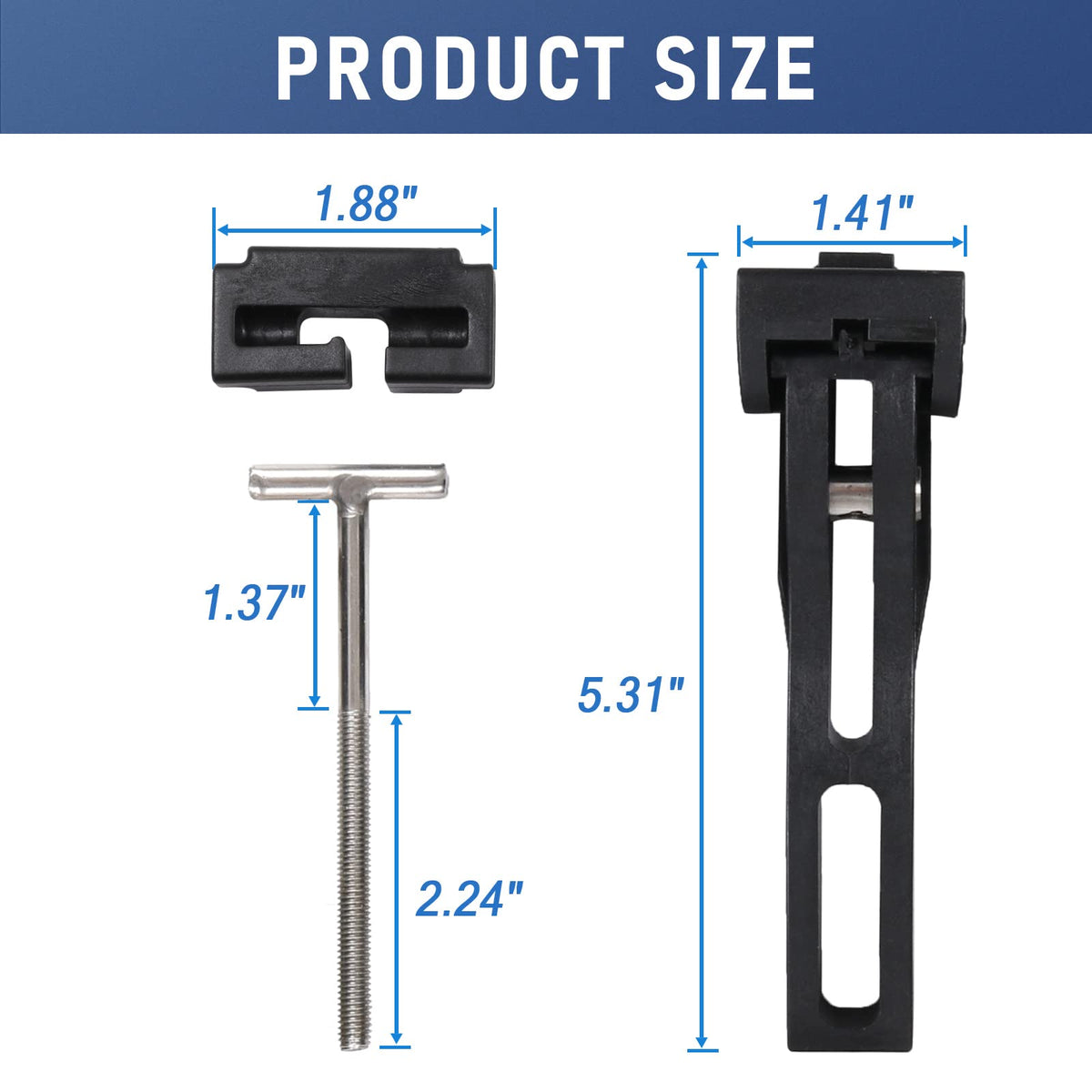 DICMIC t-bolt detail showing aluminum thread strength and corrosion resistance