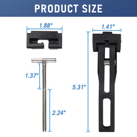 DICMIC t-bolt detail showing aluminum thread strength and corrosion resistance