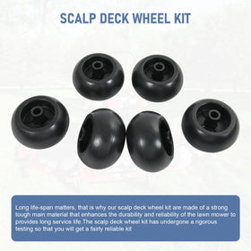 DICMIC wheel close-up highlighting smooth tread and durable construction for long life