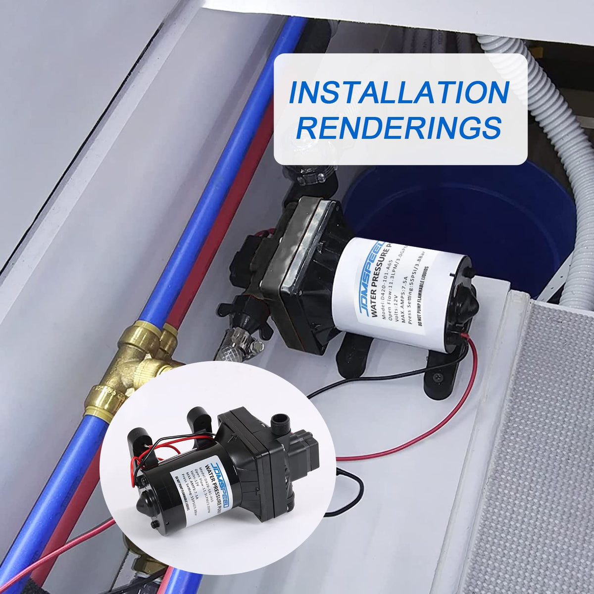 DICMIC wiring and mounting detail showing easy hookup and secure fit