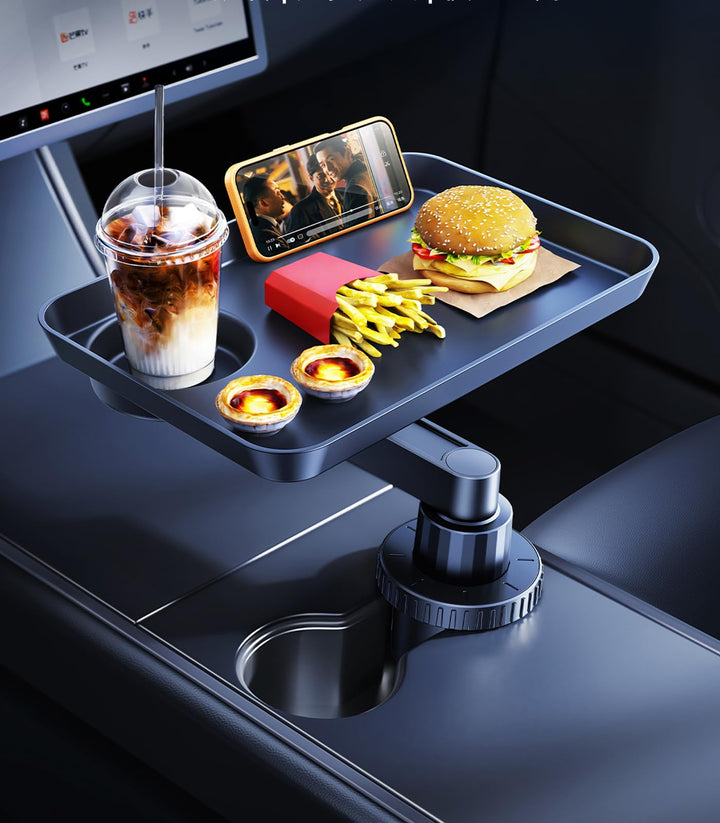 DICMKY front view of the tray showing compact travel-friendly design and stability