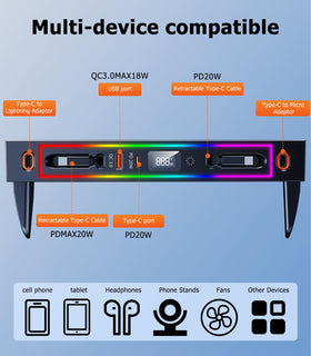 DICMKY hub size comparison next to a wallet to show compact footprint