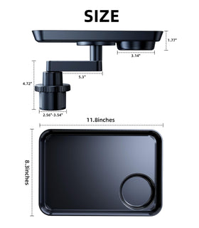 DICMKY tray with phone and keys showing size scale and organizational use