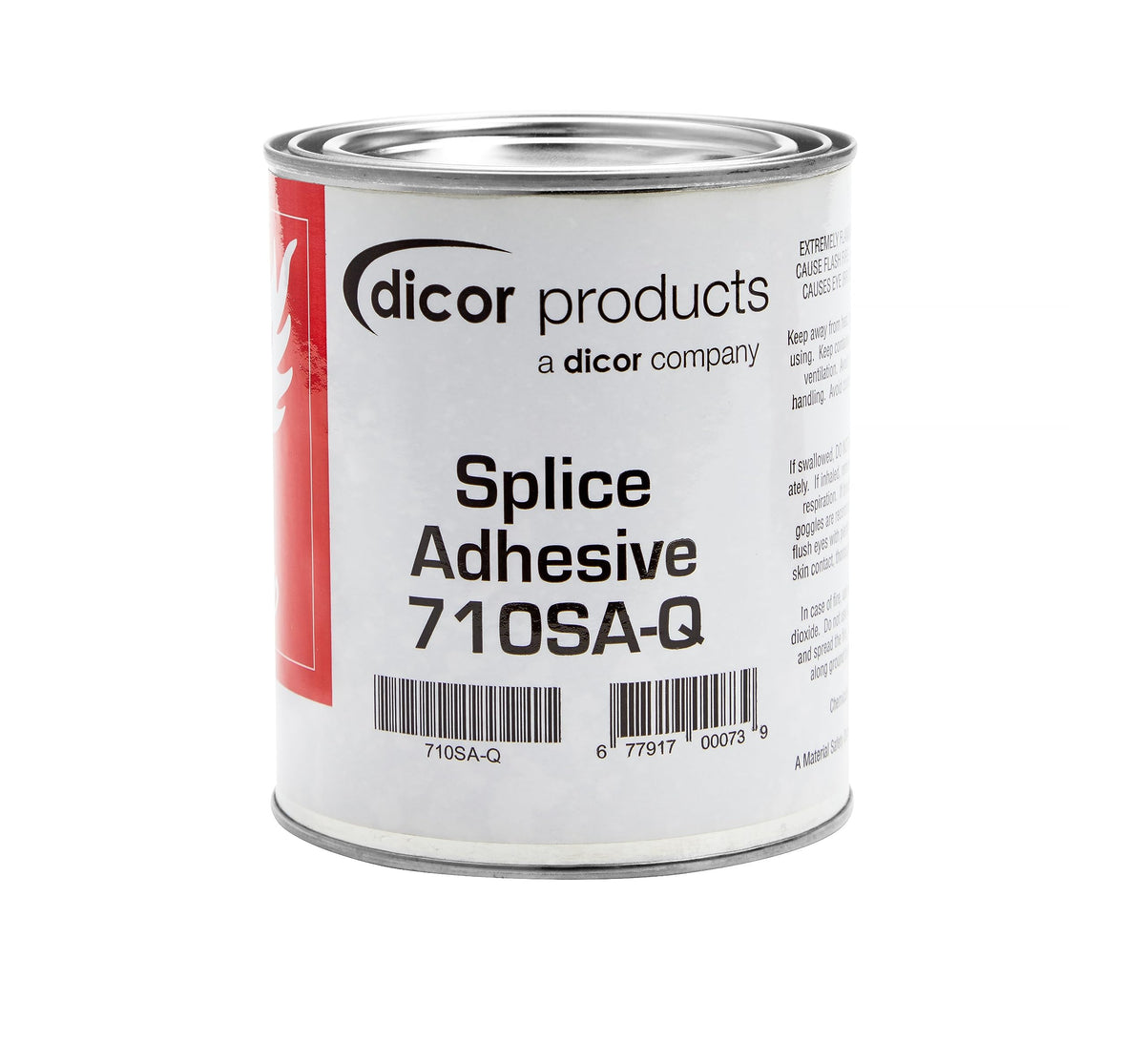 Dicor front packaging quart showing container and durable design for easy handling