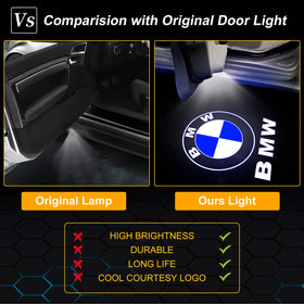 Dieyi installed on BMW door area improving entry visibility and style