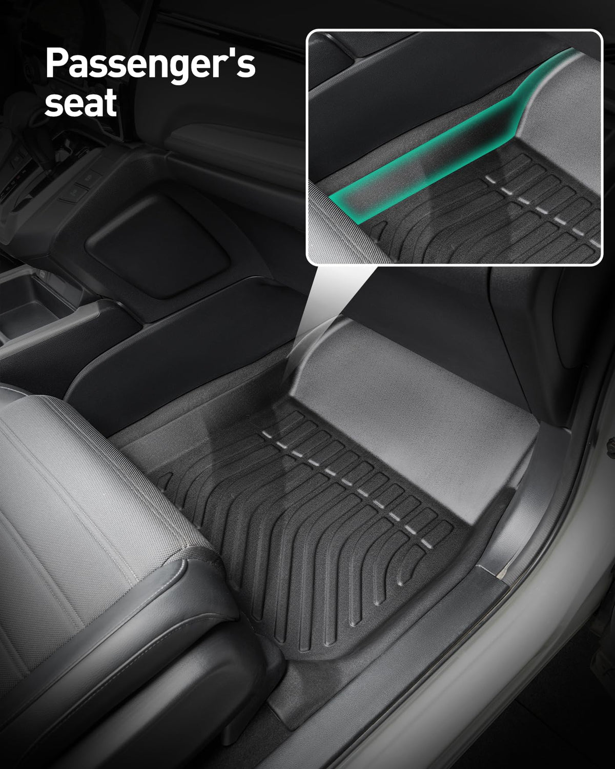 DiffCar cargo liner full trunk view, contains dirt and liquids effectively