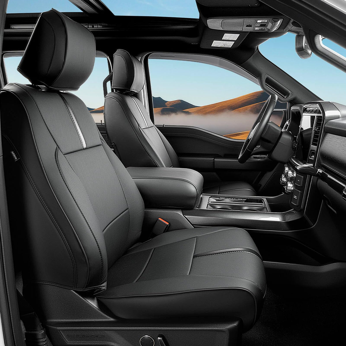 DiffCar close-up of stitching highlighting durable seams and premium finish