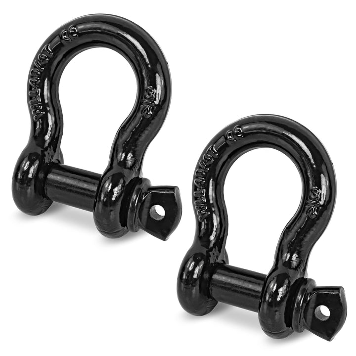 Digank front view of shackle showing shape and secure fit benefit