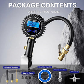 DigitPro assorted nozzles and adapters displayed showing multi-use compatibility