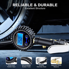 DigitPro premium rubber hose texture emphasizing flexibility and long life