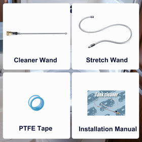 DigNew wand extended to show full 64 inch reach for accessing deep tank areas