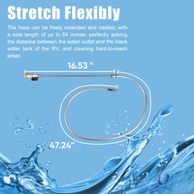 DigNew metal 1/4-turn shutoff valve at hose connection for fast flow control