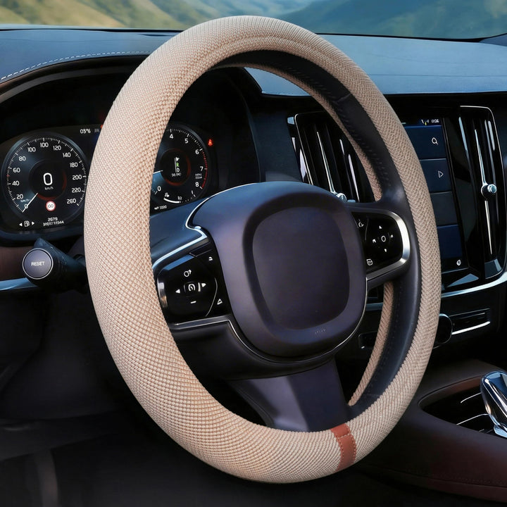 DiHTing front view showing cover fit and styling for refreshed interior