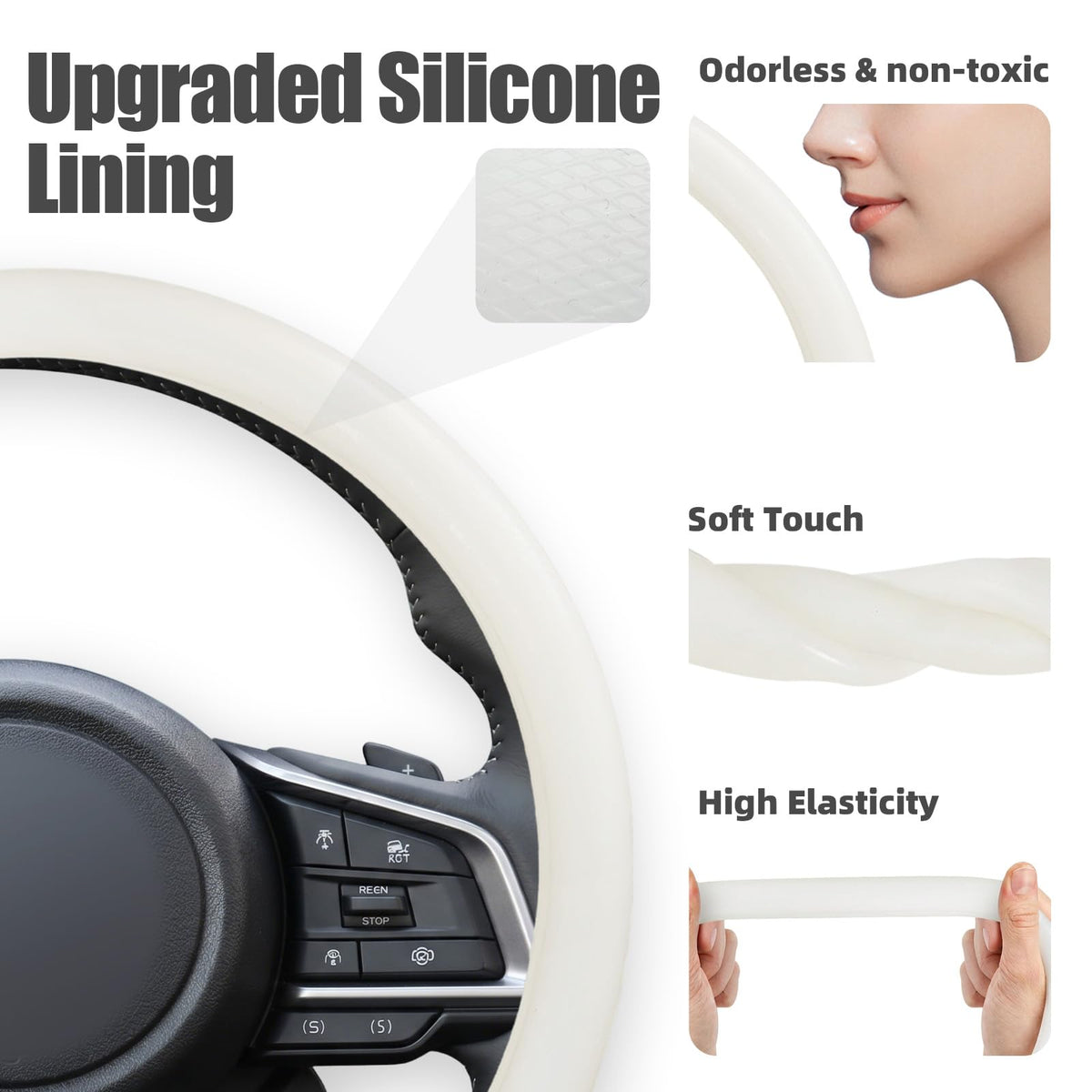 DiHTing hand gripping cover demonstrating enhanced tactile traction