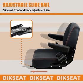 DIKSEAT rear image with storage pouch for convenient tool or phone storage