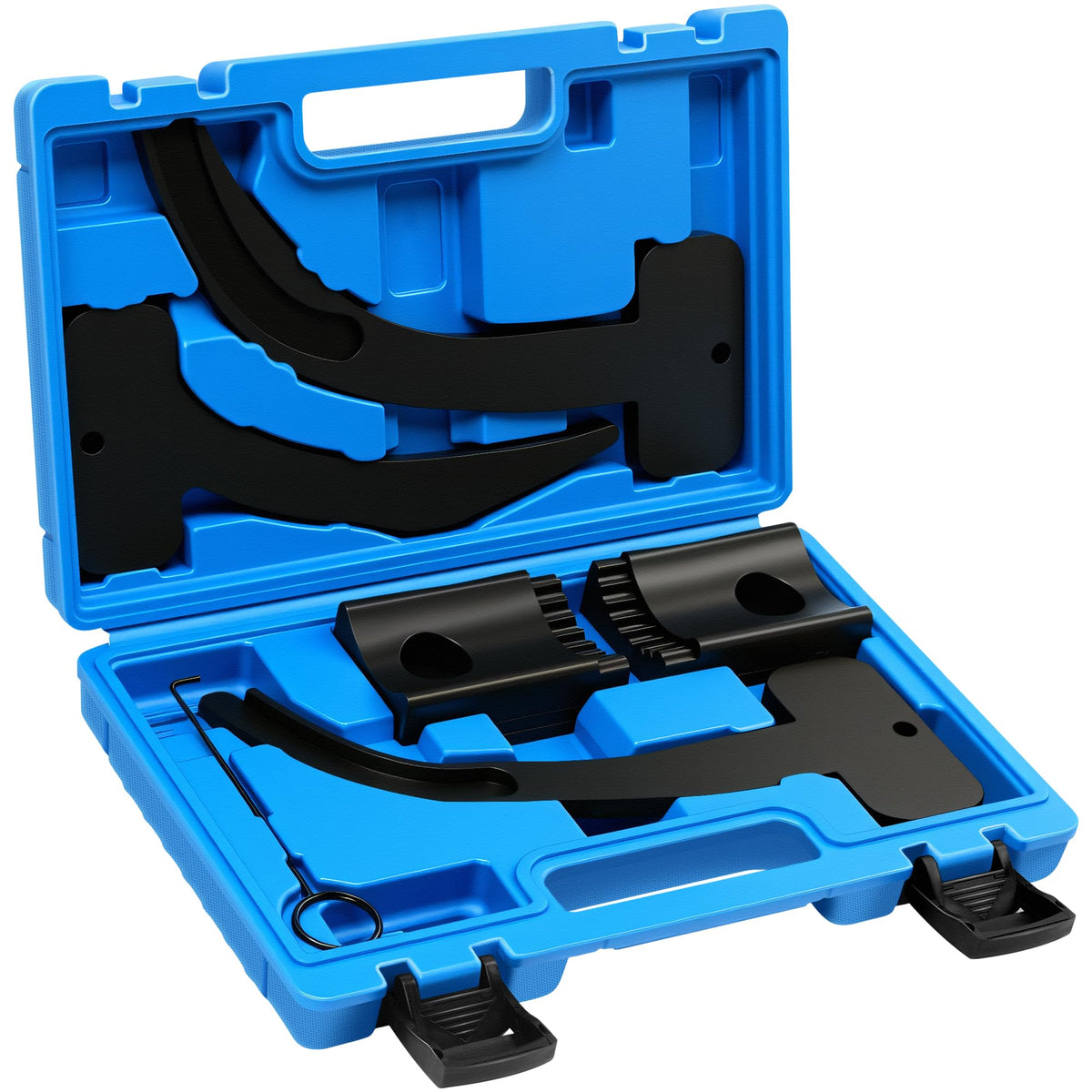 DikTalk front case view with full kit showing organized transport benefit