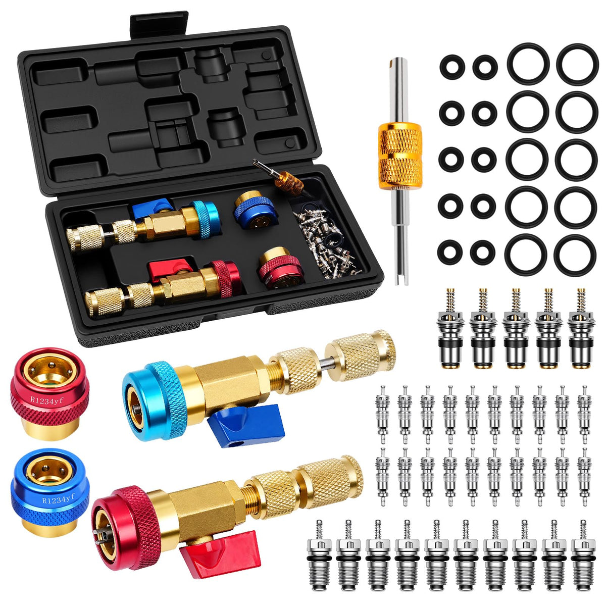 DikTalk front packaging showing full 60-piece kit and organized layout for quick identification