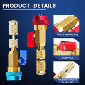 DikTalk close-up of high and low pressure valve core tools highlighting durable seals