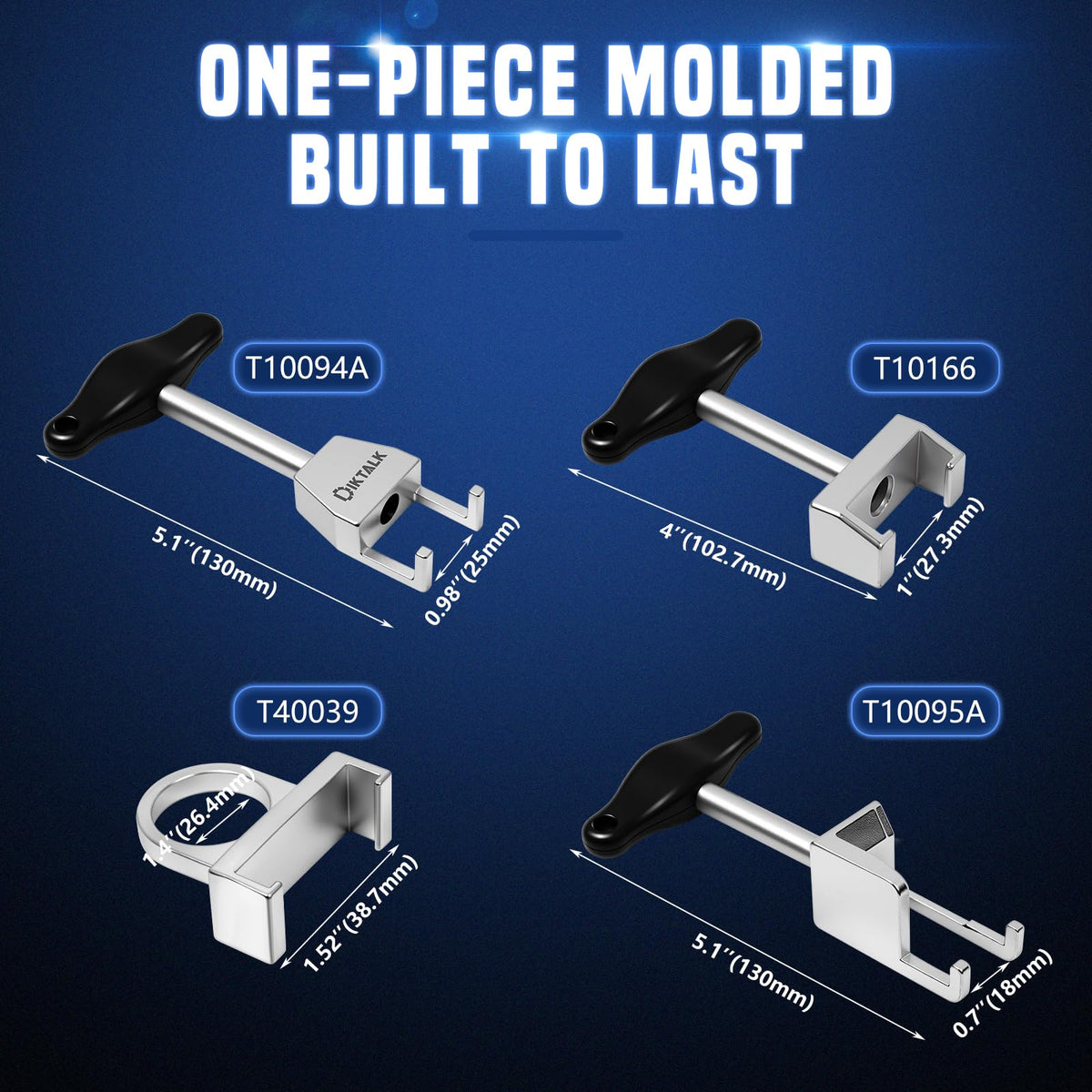 DikTalk organized foam case with four pullers for quick selection