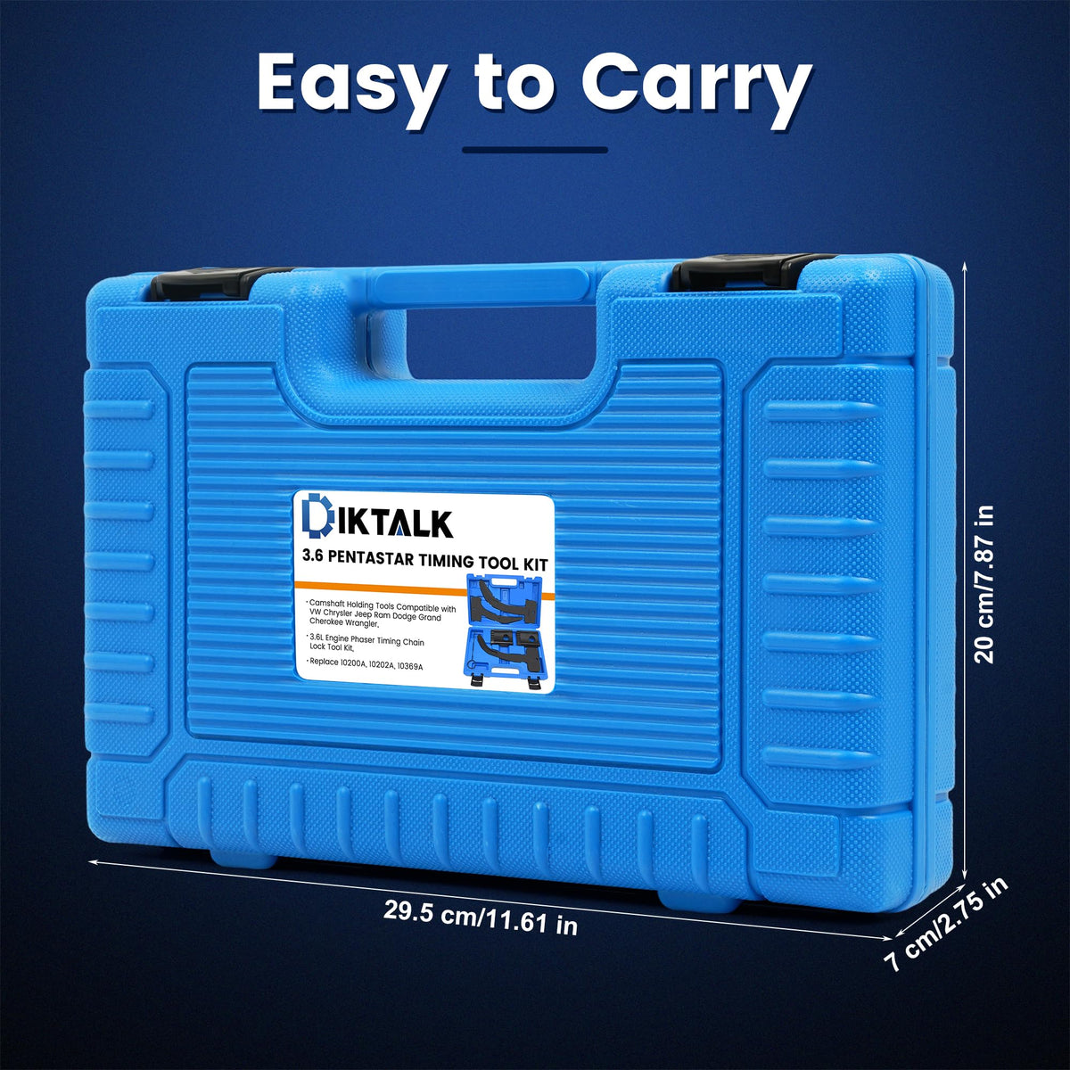 DikTalk tools in use on engine showing faster, accurate timing service