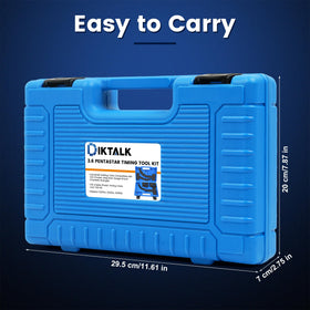 DikTalk tools in use on engine showing faster, accurate timing service