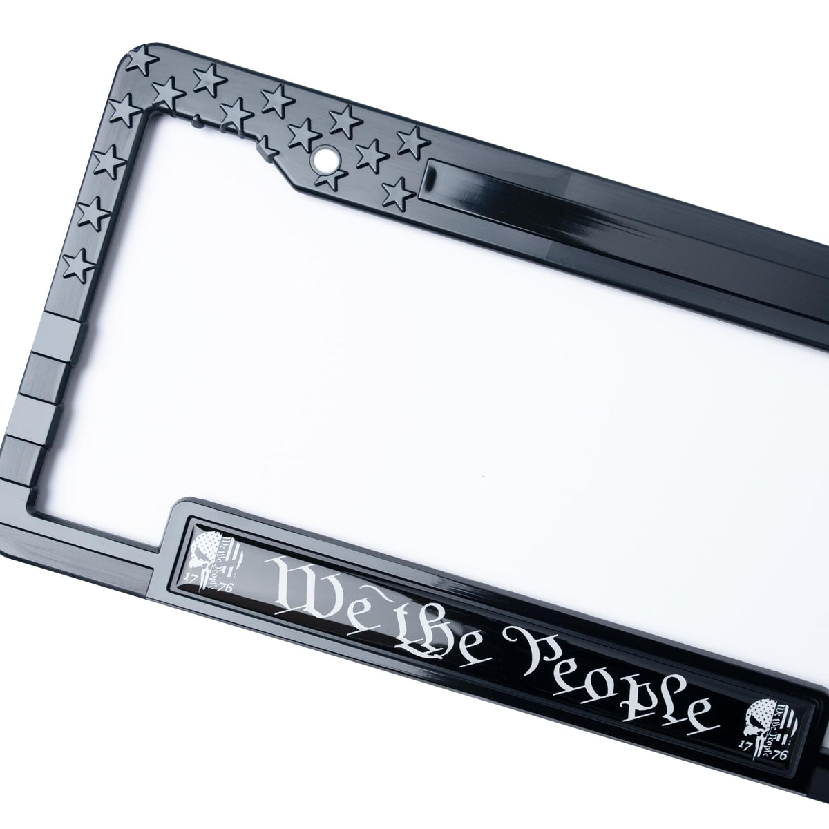 DillenCo frame close-up showing UV-resistant plastic and pre-drilled holes for quick installation