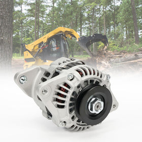 Dilomber alternator front view showing housing and cooling fins for durable performance