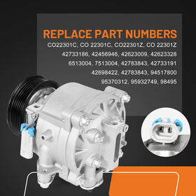 Dilomber compressor installed in engine bay demonstrating direct-fit convenience