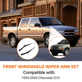 Dilomber passenger side wiper arm close-up highlights OE-style alignment benefit