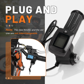 Dilomber throttle M button detail enabling quick mode toggles and easy access