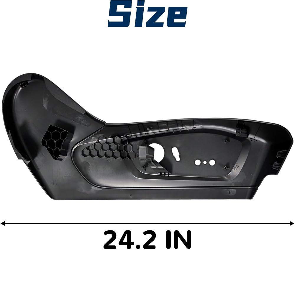 Dimeani trim panel next to ruler showing accurate OEM-compatible dimensions