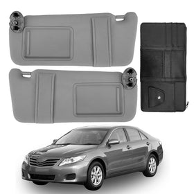 DIMEANI front packaging showing both sun visors and storage bag, easy replacement