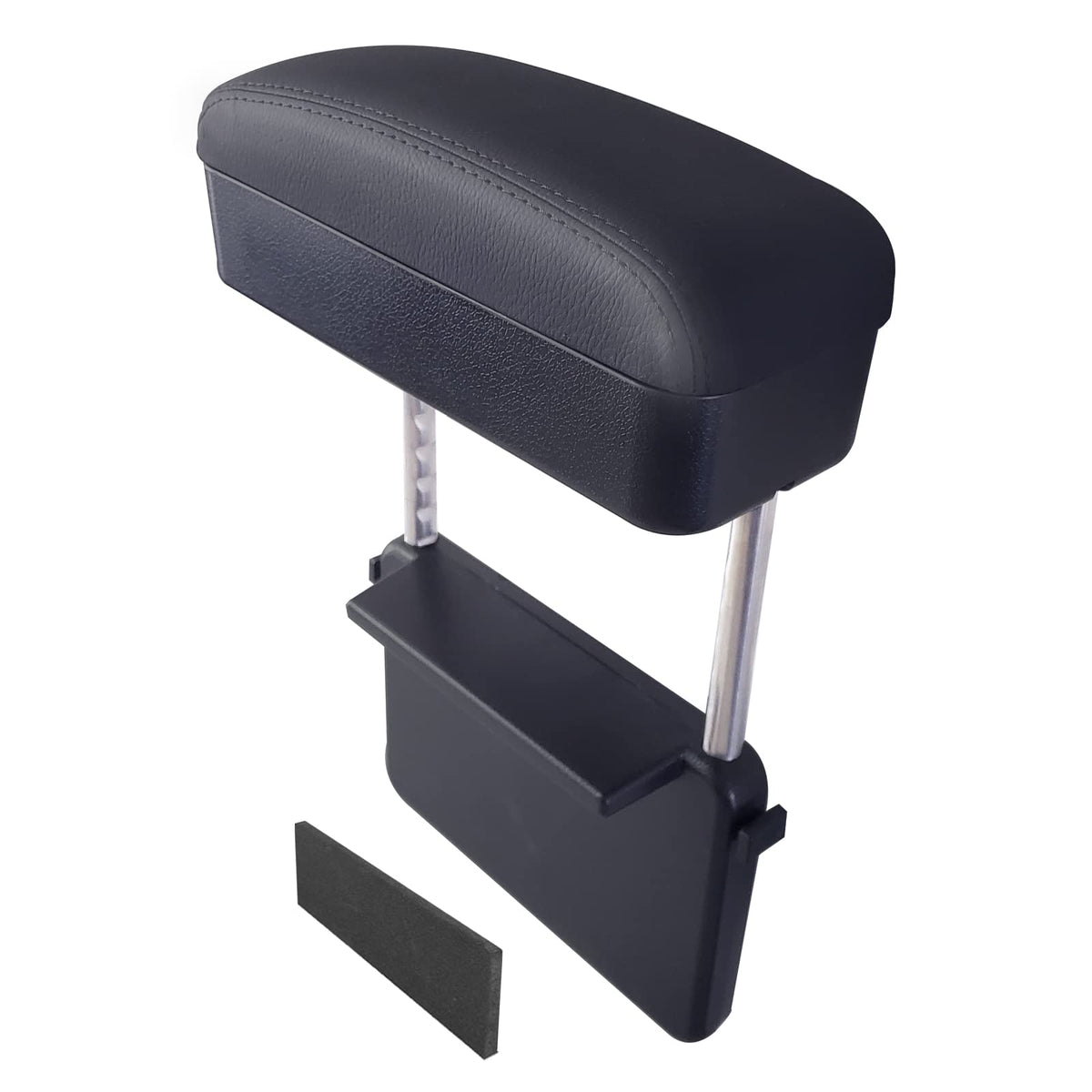 Dimeani front view showing armrest and organizer, adds storage convenience