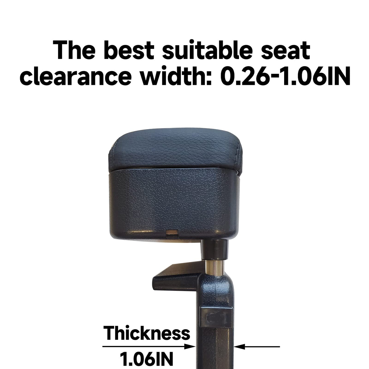 Dimeani installed in car driver view, improves reachability and comfort