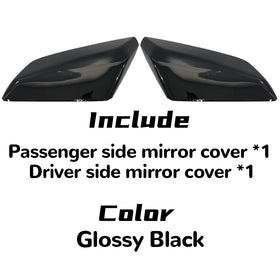 DIMEANI passenger-side cover installed on Malibu demonstrating fit