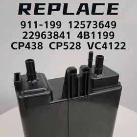DIMEANI canister side connection detail highlighting secure hose interfaces advantage