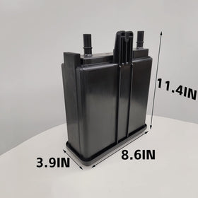 Dimeani canister beside ruler showing scale for easy compatibility check
