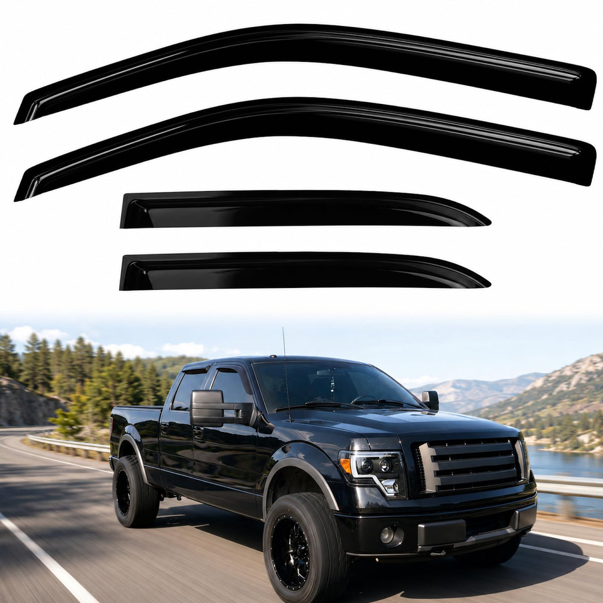 DimFlux front passenger visor close-up showing fit and protection