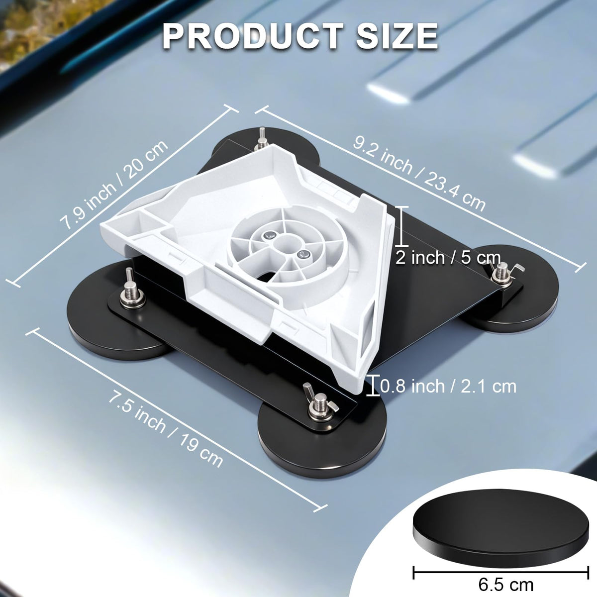 Dinfu product packaging with mount components and user-friendly kit