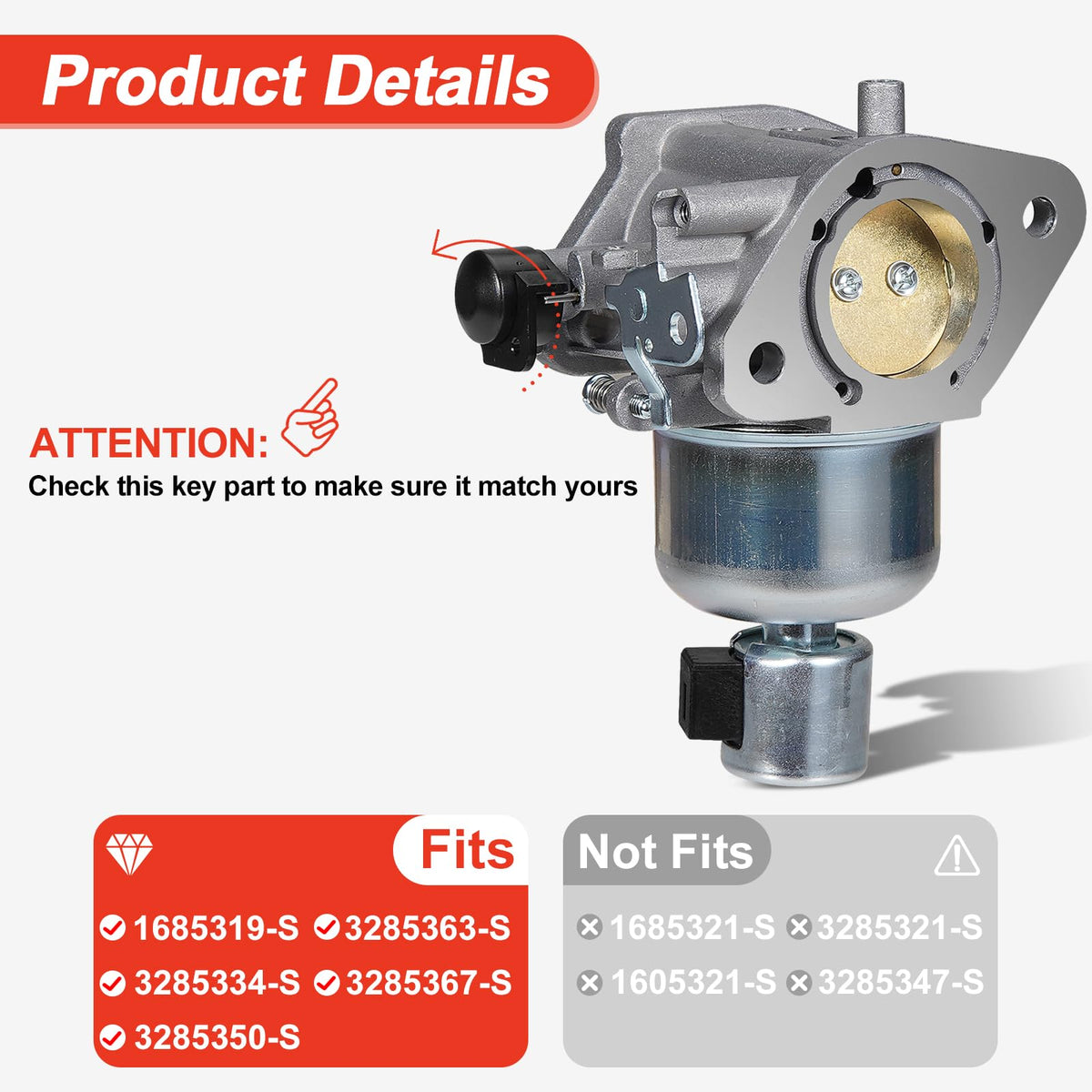 DingRan carburetor close-up of aluminum finish for corrosion resistance