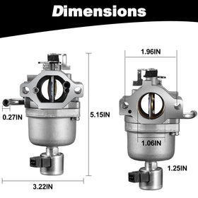 DingRan carburetor installed on Kohler engine demonstrating compatibility
