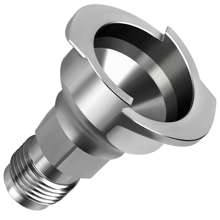 Dinlon S27 front view showing adapter shape and durable finish for reliable fit