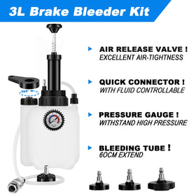 DIQDI close-up of dual-scale gauge for accurate pressure control and safe bleeding