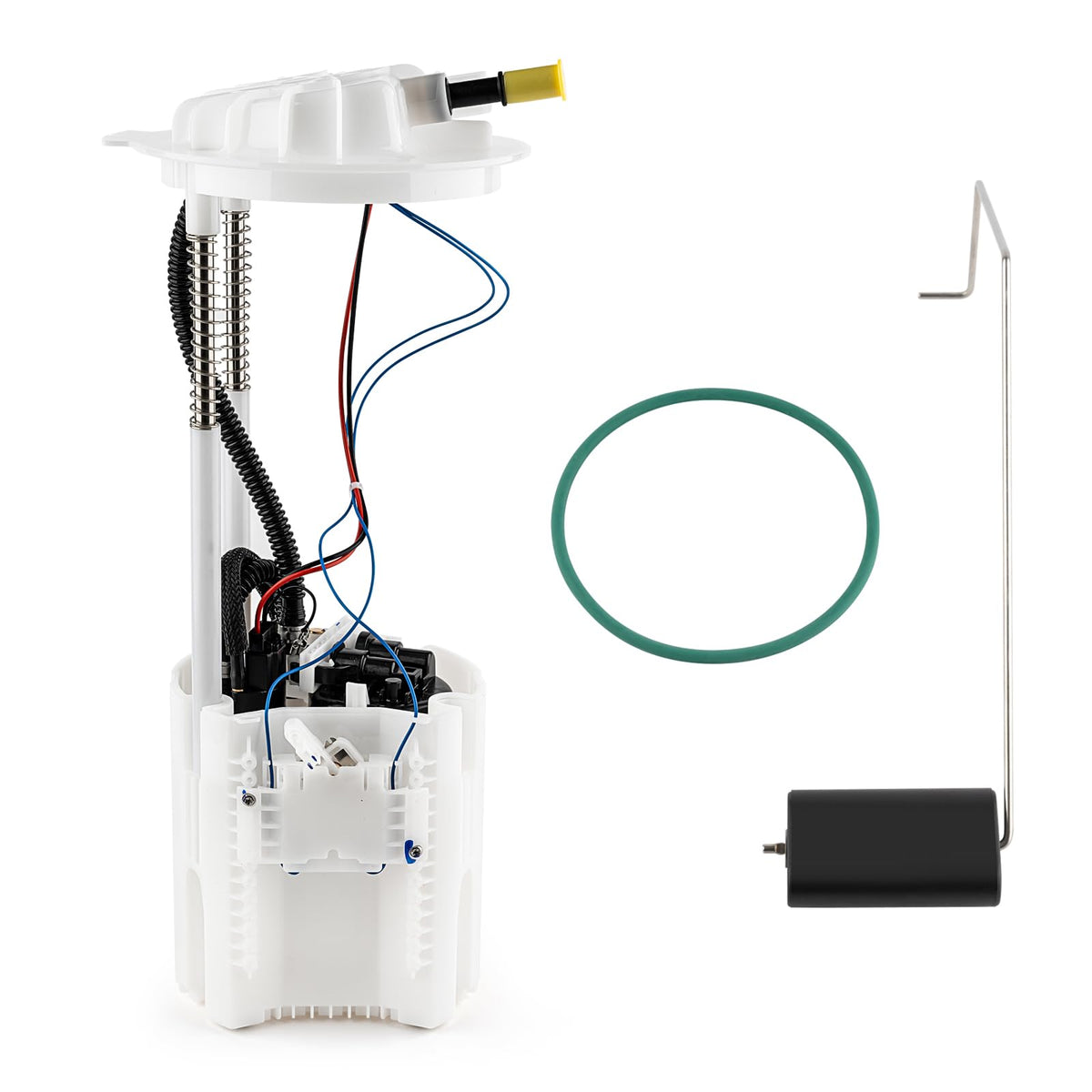 DIRBOERF front view of fuel pump module showing complete assembly benefit reliable fit