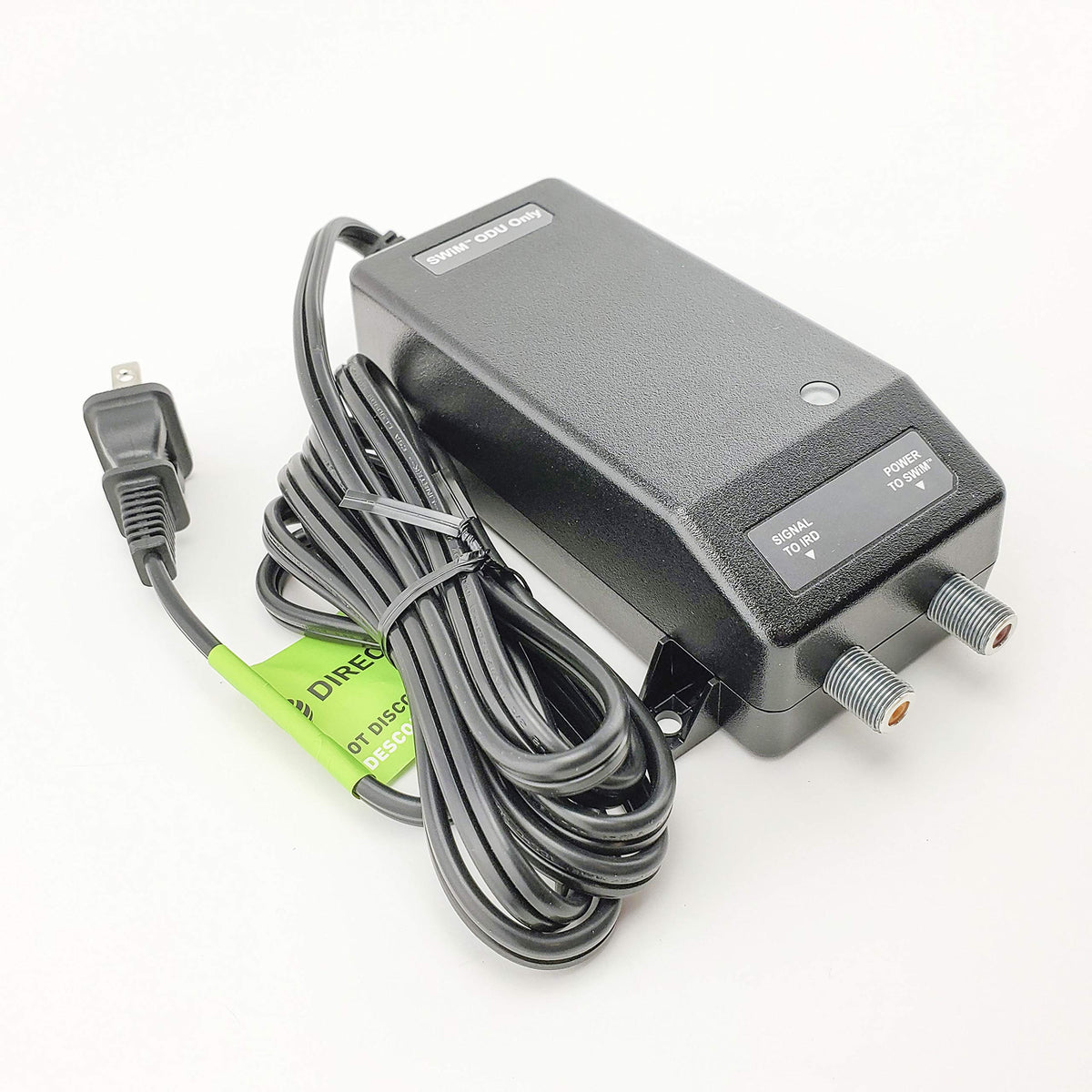 DIRECTV PI-21 F-type connector detail with threaded interface for secure signal and power delivery