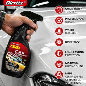 Dirrttz glossy finish close-up showing paint clarity and reflective shine benefit