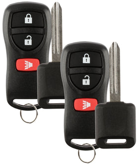 Discount Keyless front view of fob and keys showing complete replacement set benefit