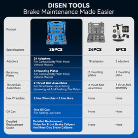 DISEN adapter close-up showing hardened steel texture and fit for secure engagement