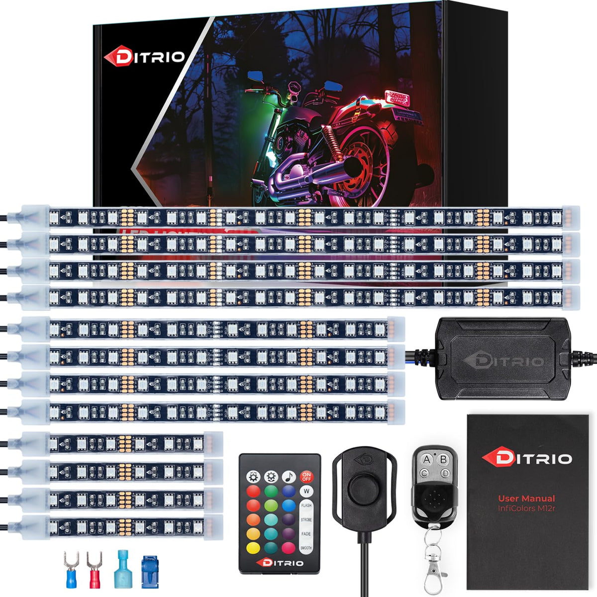 DITRIO front packaging showing kit contents and quick benefits