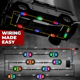 DITRIO truck underbody illuminated at night improving terrain awareness